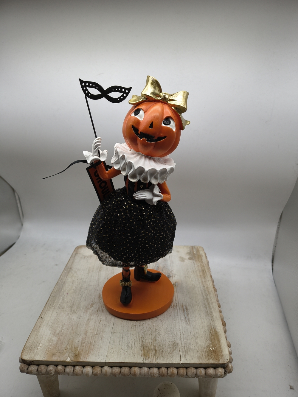 Goulish Halloween Masquerade Pumpkin Girl